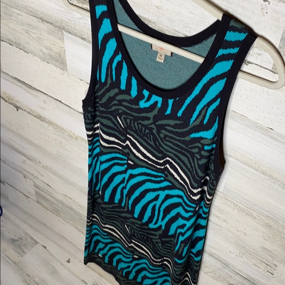 EUC BR Issa Collection Zebra Sweater Dress - Picture 6 of 14